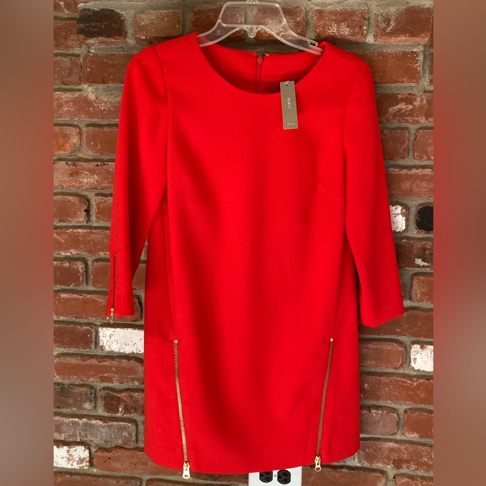 NWT J. Crew red dress